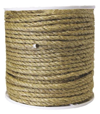 Sisal Rope, Twisted, 3/8 In.