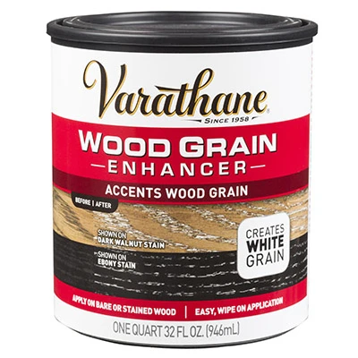 Wood Grain Enhancer, White Grain, 1-Qt.