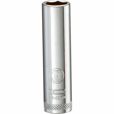 Metric Deep Socket, 6-Point, 1/4 In. Drive, 9mm