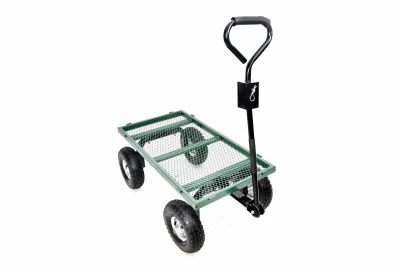 4-Wheel Garden Cart, Removable Mesh Sidewalls