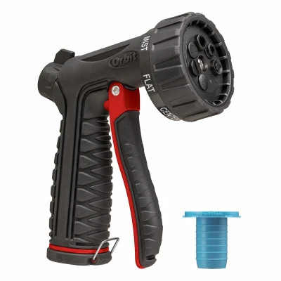 Pro Flo Front-Trigger Nozzle with Seven Spray Patterns for Versatile Watering
