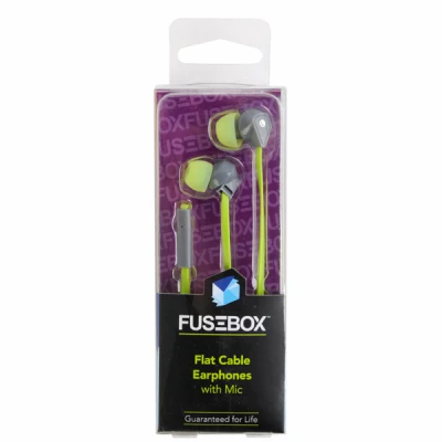 Earphones with Built-in Microphone and Answer Button for Hands-Free Calling