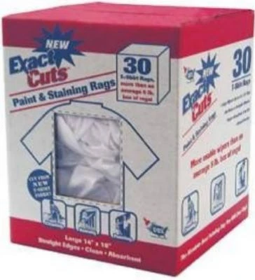 Paint & Stain Rags, 14 x 16 In, 30-Ct.