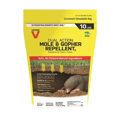 Mole & Gopher Granular Repellent, 10,000-Sq. Ft. Coverage, 10 Lbs.