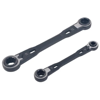 2-pc. Dual Box Ratcheting Wrench Set, Metric, 72 Tooth, 8-19 Mm Sizes
