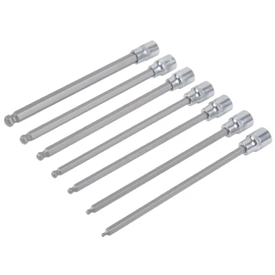 Long Ball End Metric Socket Set, 7 Piece