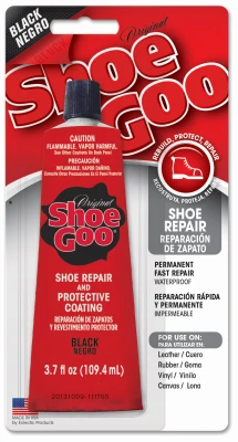 Shoe Repair & Protective Coating Adhesive, Black, 3.7 oz.
