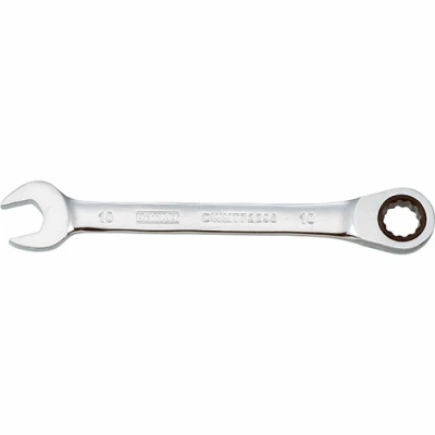 Metric Ratcheting Combination Wrench, Long-Panel, 10mm