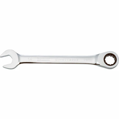 Metric  Ratcheting Combination Wrench, Long-Panel, 14mm