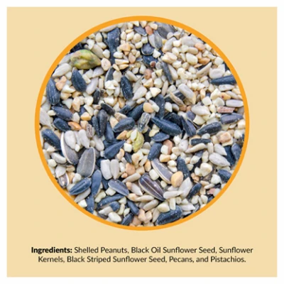 Chickadee Wild Bird Food, Premium Sunflower & Nut Mix, 20 Lbs.