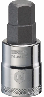 Hex Bit Socket, 1/2 In., 3/8 In. Drive