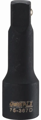 Impact Socket Extension, Black Oxide, 3 In., 1/2 In. Drive