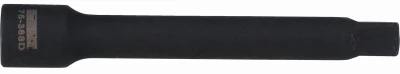 Impact Socket Extension, Black Oxide, 6 In., 1/2 In. Drive