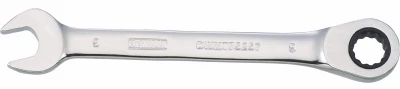 Metric Ratcheting Combination Wrench, Long-Panel, 9mm