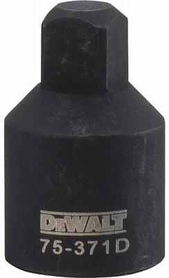 Impact Socket Adapter, Black Oxide, 1/2 In. Female x 3/8 In. Male Drive