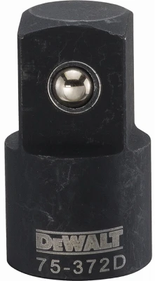 Impact Socket Increasing Adapter, Black Oxide, 1/2 In. Female x 3/4 In. Male Drive