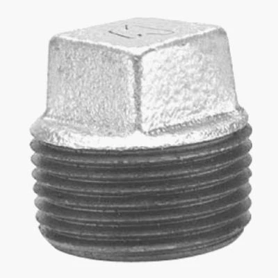 Galvanized Pipe Plug, 1-1/2 In.