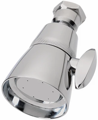 Shower Head, Fixed Mount, Chrome-Plated Brass