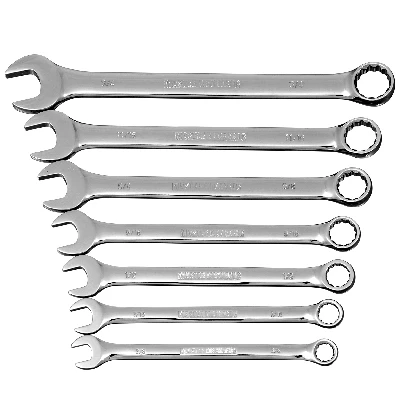 Combo Wrench Set, SAE, 7-Pc.
