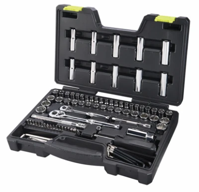 85-Piece Mechanics Tool and Socket Set with Ratchets, Extensions, and Various Sockets