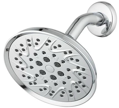 Rain Fall & Rain Shower Head, Fixed Mount, Chrome
