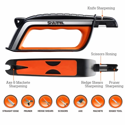 All In One Tool and Blade Sharpener for Knives, Scissors, and Garden Tools