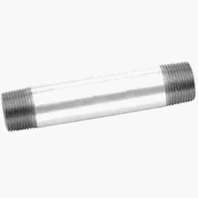 Galvanized Pipe Nipple, 3/8 x 2 In.