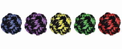 Nuts For Knots Dog Toy, 2.5-inch Woven Cotton Rope For Tough Chewers