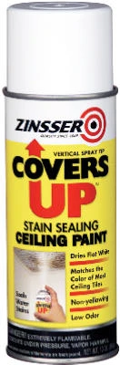 Covers Up Stain Sealing Ceiling Paint, 13-oz. Vertical Aerosol