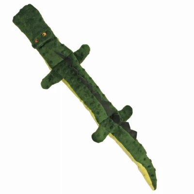 Skinneeez Extreme Crocodile Squeaky Dog Toy, 25 Inch Durable Plush