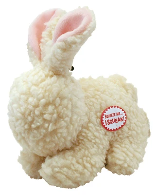 Vermont Fleece Rabbit Dog Toy, 9-inch With Squeaker