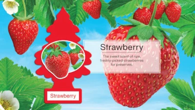 Car Air Freshener, Strawberry, 3-Pk.