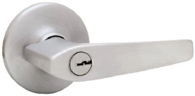 Maximum Security Delta Entry Lever Lockset, Satin Chrome