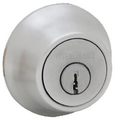 Mobile Home Single Cylinder Deadbolt, Satin Chrome