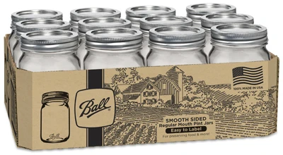 Ball 12PK PT Smooth Jar