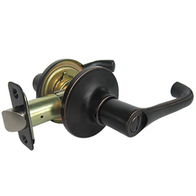 Reversible Milano Privacy Lever Lockset, Aged Bronze