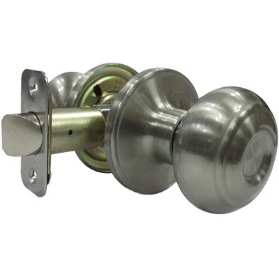 Verona Fancy Mushroom Passage Knob Set, Satin Nickel