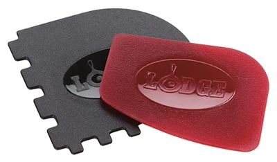 Pan Scraper, Red & Black, 2-Pk.