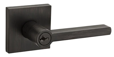 Halifax SmartKey Entry Lever Lockset, Venetian Bronze