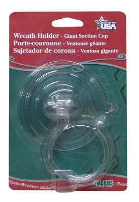 Wreath Holder, Giant Suction Cup