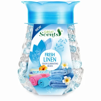 Odor Absorbing Beads, Fresh Linen Scent, 10-oz.