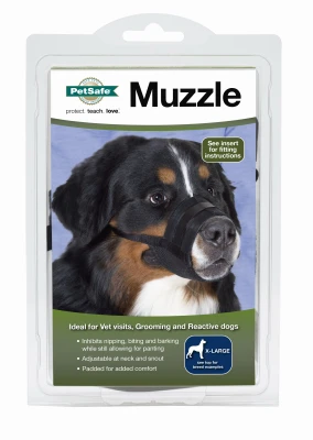 Extra Large Black Dog Muzzle for Comfortable and Secure Fit