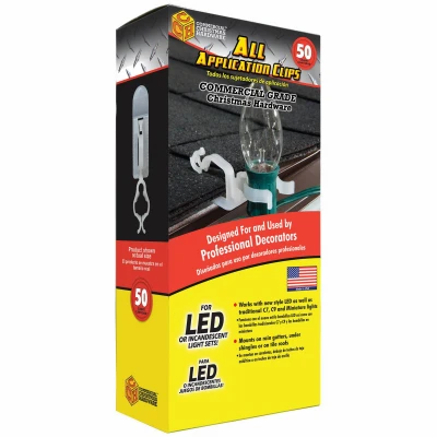 All-Application Light Clip, 50-Ct.