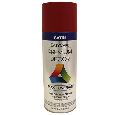 Premium Decor Spray Paint, Currant Satin, 12 oz.