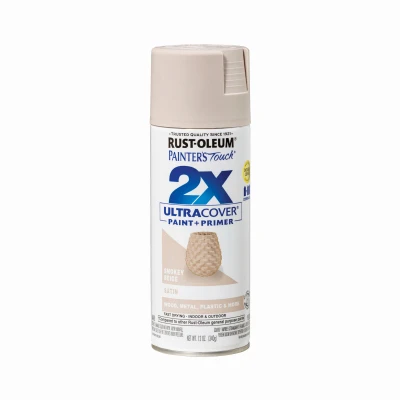 Painter's Touch 2X Satin Smokey Beige Spray Paint, 12 Ounce Can