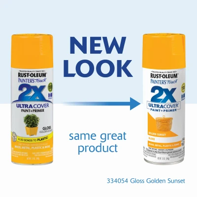 Painter's Touch 2x Ultra Cover 12 Oz. Gloss Spray Paint, Golden Sunset