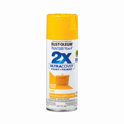 Painter's Touch 2x Ultra Cover 12 Oz. Gloss Spray Paint, Golden Sunset