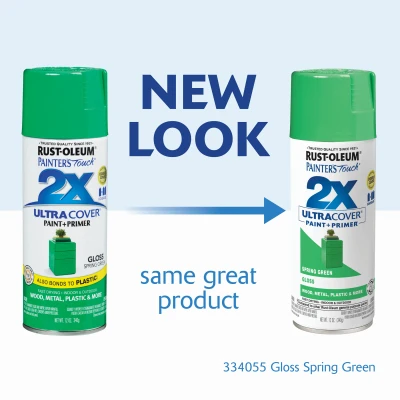 Painter's Touch 2x Ultra Cover 12 Oz. Gloss Spray Paint, Spring Green