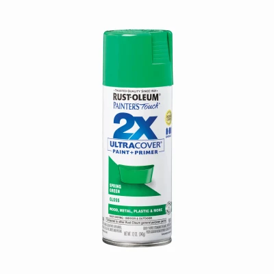 Painter's Touch 2x Ultra Cover 12 Oz. Gloss Spray Paint, Spring Green