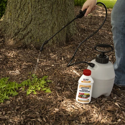 Weed and Grass Killer Concentrate, 16 Ounce Bottle for Effective Vegetation Control
